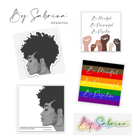 By Sabrina Decorative Sticker: 5-Pack